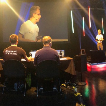 Matthieu Dugal, animateur du Hackathon 2019.